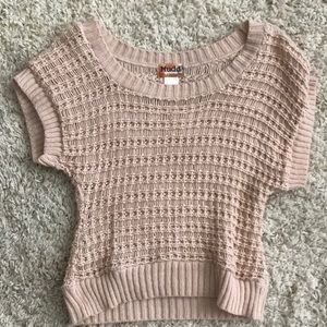 Light pink pale sweater shirt